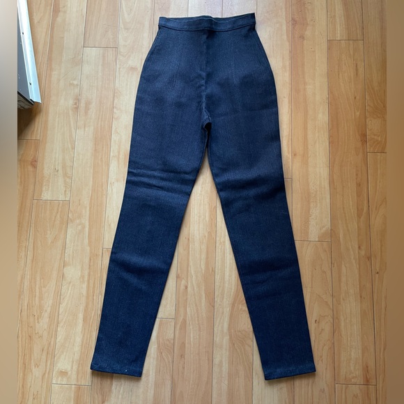 Deadly Danes by Micheline Pitt High Waist Cigarette Jeans XS - Picture 2 of 7